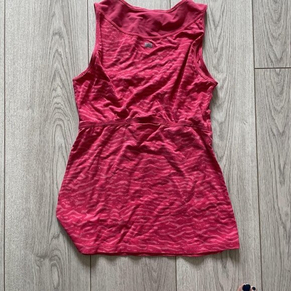 Lucy Blouse Top Women's Size Small Red Sleeveless Pullover A-Line - Picture 4 of 6